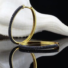 Damen Ohrringe Gold vergoldet