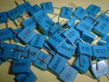 50x 1000pF/400V Kondensator Siemens RM 5mm