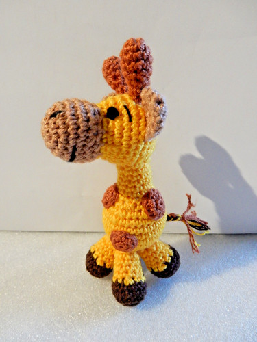 Neu häkel kleine giraffe - häkel, gelb