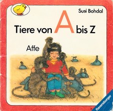 Tiere von A-Z, Ravensburger Kinderbuch, für Kinder von 2-7, guter Zustand!