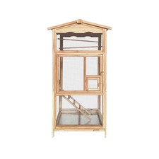 Vogelkäfig Vogelhaus Vogelvoliere Holz Voliere Vogel Käfig Papageienkäfig