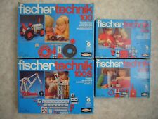 Fischertechnik Konvolut  - 100 Grundkasten, 100 S Statik, 50 v Vorstufe, mot 1