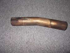 Fox Edelstahl Auspuff Rohrbogen ungeweitet, Durchmesser Ø76mm, Biegung 15°