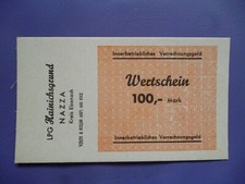 DDR-Ersatzgeld der LPG Nazza