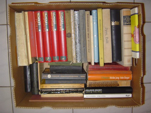 Große kiste bücher - große,