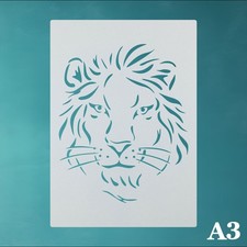 A3 Schablone Löwe Afrika