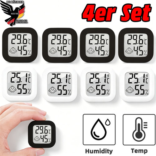 Digital thermo hygrometer - 4x,
