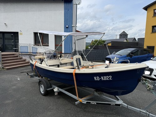 Inka motorboot blau beige mit - inka,