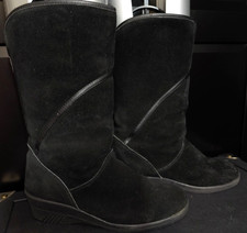 Echtes Wildleder Stiefel Damen