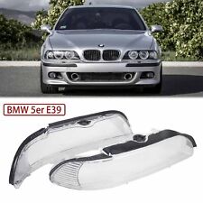 2x Streuscheibe Scheinwerfer Glas Gehäuse Weiß für BMW E39 5er Touring 2000-2003