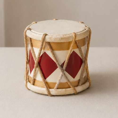 Weihnachtsdeko trommel 5cm - weihnachtsdeko,
