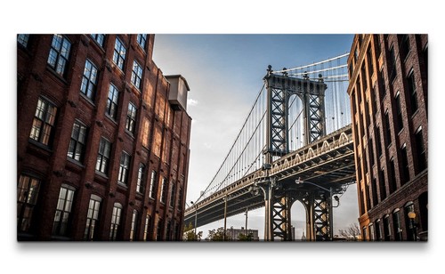 120x60cm leinwandbild brooklyn - leinwandbild,