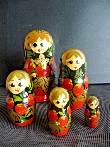 Alte matrioschka babuschka 5 - matrioschka,,