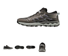 Mizuno Wave Daichi 7 Gore-Tex Damen-Traillaufschuhe schwarz wasserdicht GTX-