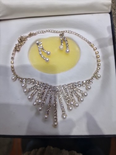 Schmuckset collier mit - ,
