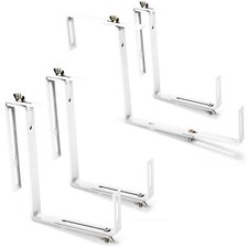 4x Blumenkastenhalter für