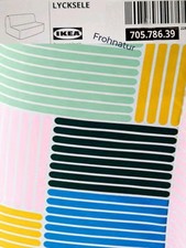 Ikea LYCKSELE Sofabezug 2er Bettsofa Grindtorp bunt/Streifen 705.786.39 NEU