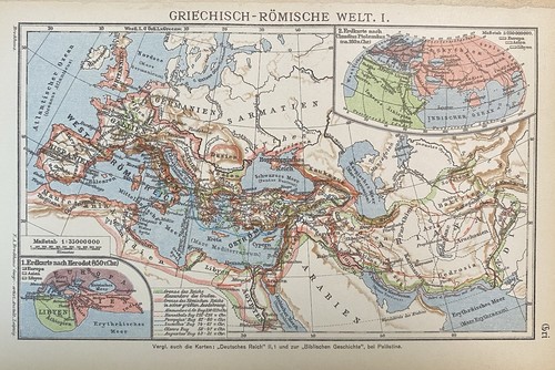 Antike historische landkarte - antike,