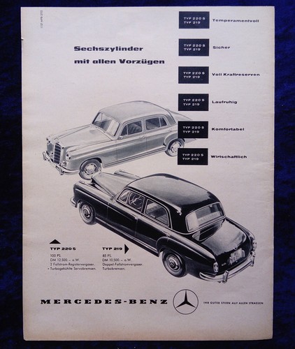 Mercedes benz 220s 219 - /,