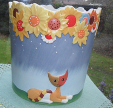 Rosina Wachtmeister - Goebel - Blumentopf - Katzenmotive-