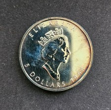 Kanada Maple Leaf 1998 -  1 oz 999,9 Feinsilber -  Stempelglanz