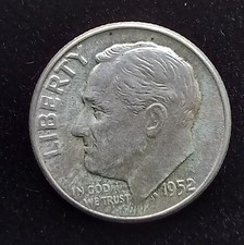 USA One Dime 1952 Roosevelt