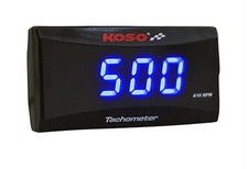 Digitaler Drehzahlmesser Koso Slim – Universal für Motorrad, Roller, Quad 12V