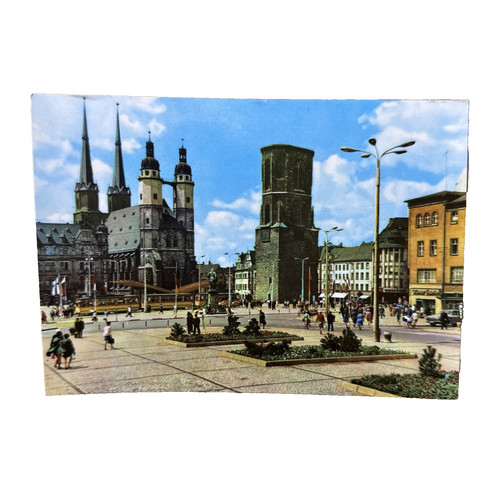 Postkarte halle saale make - ak,