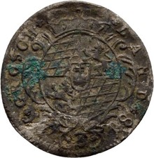 Bayern 3 Kreuzer Maximilian II., Emanuel 1718 Silbe 1,2 g Original Münze #LSF267