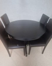 Esstisch Aussiehbar Schwarz