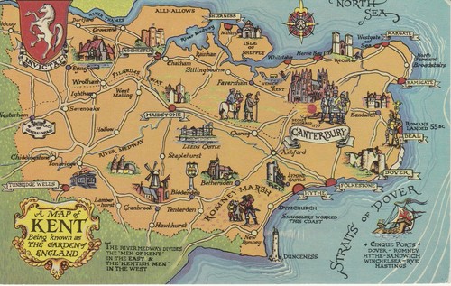 Map kent the garden - map,
