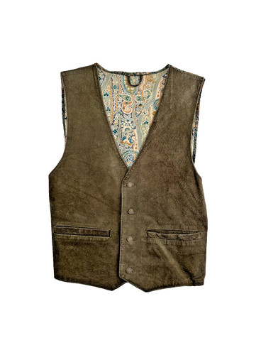 Herren weste braun oliv - braun,