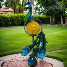 Solar Gartenstecker Pfau