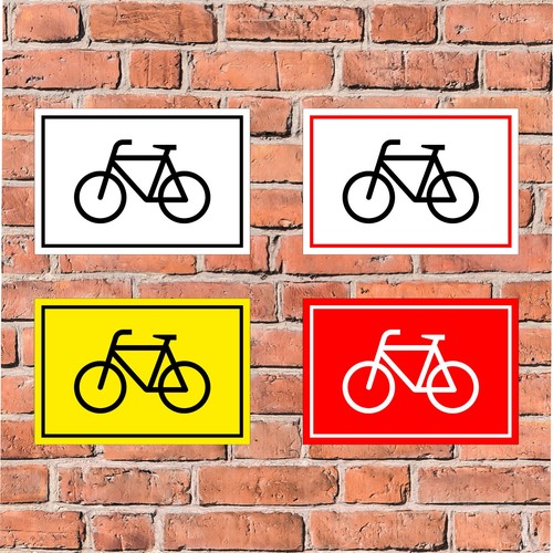 Schild fahrräder abstellen - schild,