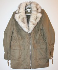 H&M Damen Parka Jacke khaki
