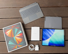 Apple iPad Pro 12.9 Zoll, M1 256GB, Wi-Fi + 5G LTE, silber (top Zustand)