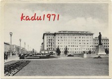 B35) AK Berlin - Stalinallee, Stalindenkmal und Block C-Süd. 1954