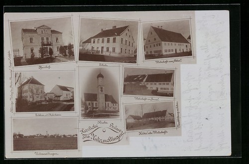 Untermeitingen panorama - ak, untermeitingen,