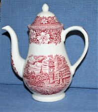Kaffeekanne Royal Tudor Ware Staffordshire / Coaching Taverns / ca. 1 Liter