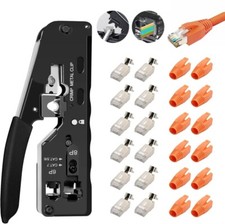 RJ45 Crimpzange + 12 Cat7