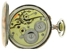 IWC Schaffhausen, offene HTU, 800 Silber, Bj.1901, Kal.52, ca. 98g, 51,5mm