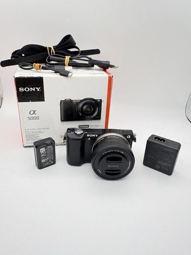 Sony alpha 5000 - sony, 16-50mm