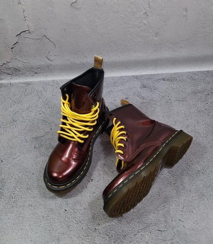 Women martens boots - boots, red