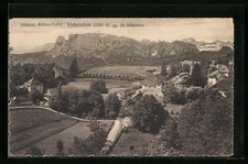 Klobenstein, Gegen die Dolomiten, Rittnerbahn, Ansichtskarte 