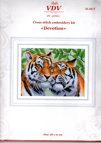 Andacht kreuzstich set tiger - andacht,