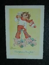 Alte AK , Mädchen mit