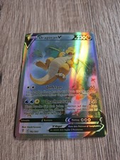 Pokemon Karte DRAGORAN V Basis 192/203 Deutsch SELTEN