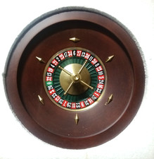 Holz Roulette 80er Jahre Chips