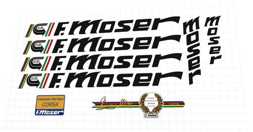 Francesco moser decal set - francesco, in