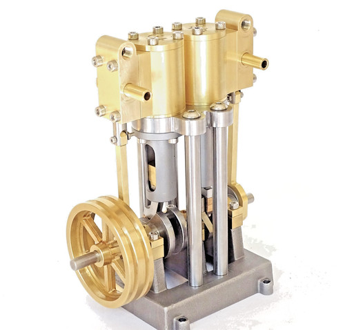 Live steam twin cylinder - live,